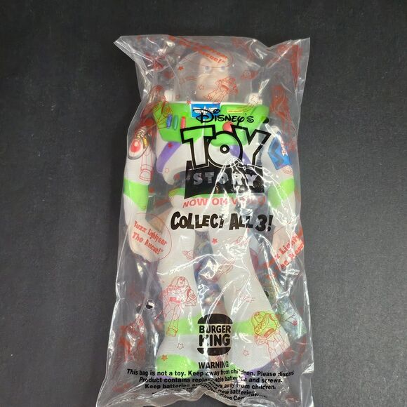 New Burger King Buzz Lightyear Disney Toy Story 10" Toy Hard Shield - Picture 1 of 3